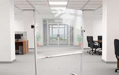 Mobiles Glas Whiteboard