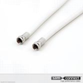 Coax Kabel RG 6, F Stecker, 1.5 m, m/m