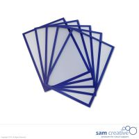 Whiteboard Magnettasche A4 blau, Set 5 Stück