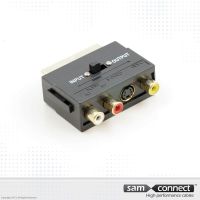 SCART zu Composite/S-VHS Adapter, m/f