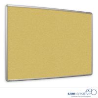 Pinnwand Bulletin Linoleum Gelb 90x120 cm
