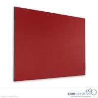 Pinnwand Frameles Rubin Rot 120x240 cm S