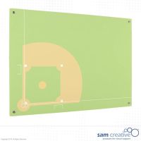 Whiteboard Glas Solid Baseball 45x60 cm
