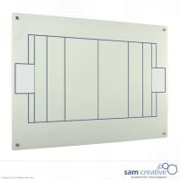 Whiteboard Glas Solid Wasserpolo 100x200 cm
