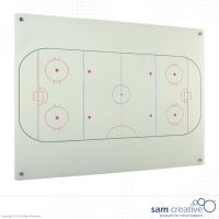 Whiteboard Glas Solid Eishockey 60x90 cm