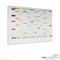 Jahres Planer 14 Spalten, 50 Schlitze 90x124 cm