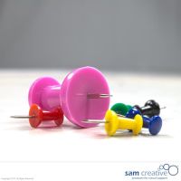 Jumbo Pinnwand Pins Rosa 8st.