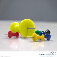 Jumbo Pinnwand Pins Gelb 8st.