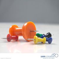 Jumbo Pinnwand Pins Orange 8st.