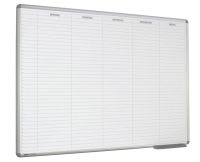 Whiteboard Wochenplaner 1-Woche Mo-Fr 60x120 cm