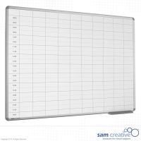 Whiteboard Tagesplaner 8:00–18:00 90x120 cm
