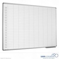 Whiteboard Tagesplaner 00:00–24:00 60x120 cm