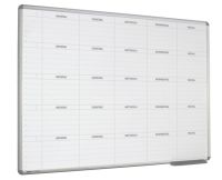 Whiteboard Wochenplaner 5-Wochen Mo-Fr 100x180 cm