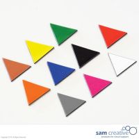 Whiteboard Magnetsymbole Dreieck 2 cm orange