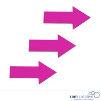 Whiteboard Magnetsymbole Pfeil 6x10 cm rosa