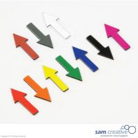Whiteboard Magnetsymbole Pfeil 1,2x3 cm grau