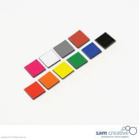 Whiteboard Magnetsymbole Viereck 1x1 cm grau