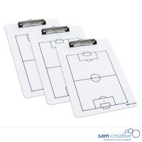 Klemmbrett Whiteboard A4 Fußball (set 3 stuck)