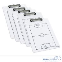 Klemmbrett Whiteboard A4 Fußball (set 5 stuck)