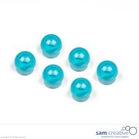 Whiteboard Magnete Kugel 15mm blau 6st.