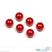 Whiteboard Magnete Kugel 15mm rot 6st.