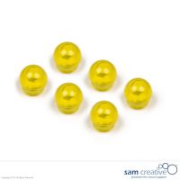Whiteboard Magnete Kugel 15mm gelb 6st.