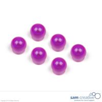 Whiteboard Magnete Kugel 15mm lila 6st.
