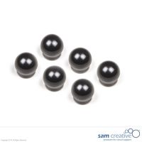 Whiteboard Magnete Kugel 15mm schwarz 6st.