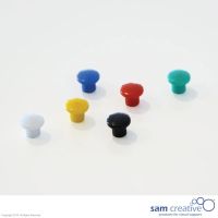 Whiteboard Magnete Rund 10mm gemischt 6st.