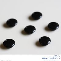 Whiteboard Magnete Rund 20mm schwarz 6st.