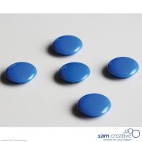 Whiteboard Magnete Rund 30mm blau 5st.