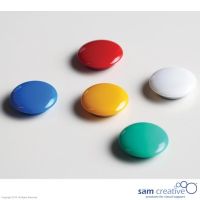 Whiteboard Magnete Rund 30mm gemischt 5st.