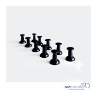 Whiteboard Magnete Kleine Haftpins schwarz 10st.