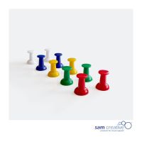 Whiteboard Magnete Kleine Haftpins gemischt 10st.