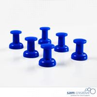 Whiteboard Magnete Jumbo Haftpins blau 6st.
