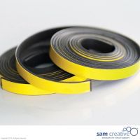 Whiteboard Magnetband 5mm Gelb, 2x 100cm