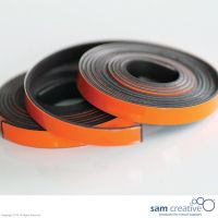 Whiteboard Magnetband 5mm Orange, 2x 100cm