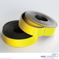 Whiteboard Magnetband 10mm Gelb, 2x 100cm