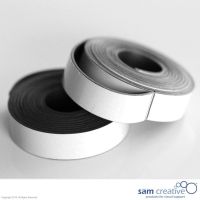 Whiteboard Magnetband 10mm Weiß, 2x 100cm