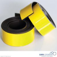 Whiteboard Magnetband 20mm Gelb, 2x 100cm