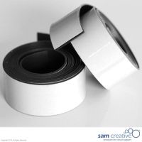 Whiteboard Magnetband 20mm Weiß, 2x 100cm