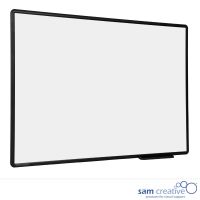 Whiteboard Pro Magnetisch Emailliert 45x60 cm schwarzer Rahmen