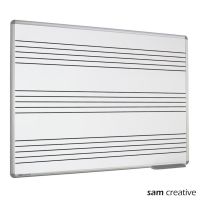 Whiteboard Notenlinien 60x120 cm