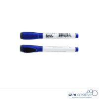 Whiteboard-Marker mit Löscher Blau