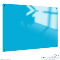 Whiteboard Glas Solid Eis Blau 60x90 cm