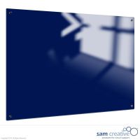 Whiteboard Glas Solid Marine Blau 90x120 cm