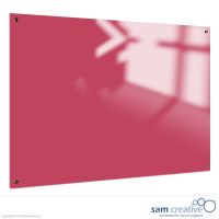 Whiteboard Glas Solid Candy Pink 90x120 cm